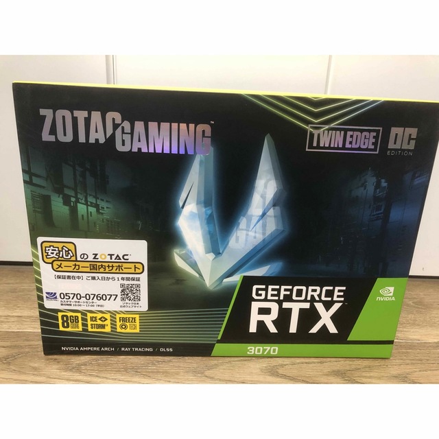 Zotac GEFORCE RTX 3070PC/タブレット