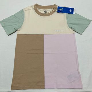 オリジナルス(Originals（adidas）)の新品　120 アディダス　オリジナルス　カラーブロック　半袖　Tシャツ(その他)