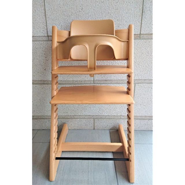 美品】ストッケ トリップトラップSN.4~ ベビーセット&トレイ付-