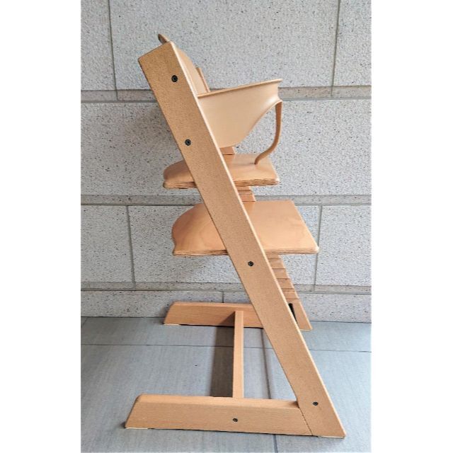 美品】ストッケ トリップトラップSN.4~ ベビーセット&トレイ付