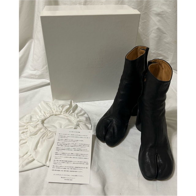 Maison Margiela メゾン マルジェラ 足袋 ブーツ 黒 37 激安な 33660円