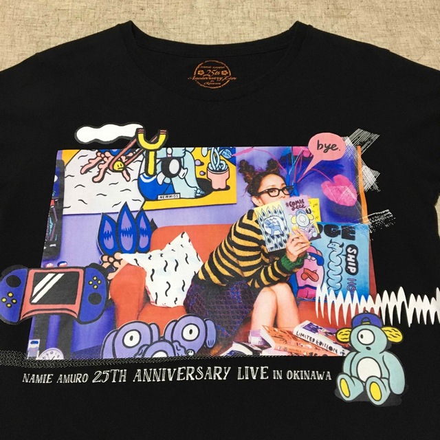 安室奈美恵　沖縄ライブ25周年Tシャツ