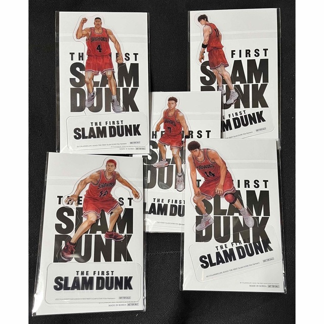 THE FIRST SLAM DUNK 映画入場特典キャラクタースタンド湘北5人 人気