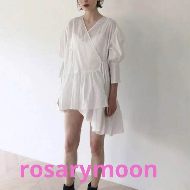 Rosary moon(ロザリームーン)のrosarymoon ロザリームーン　ヘムフリルチュニック　新品未使用 レディースのトップス(チュニック)の商品写真