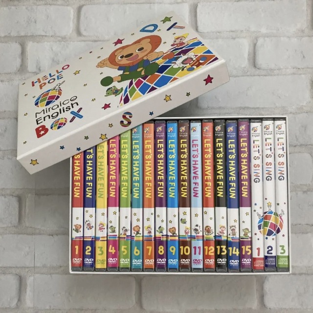 売上実績NO.1 美品 ミライコイングリッシュBOX DVD CD