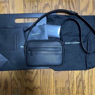 サンローラン(Saint Laurent)のサンローラン カメラバッグ“キャンプ”（スモール/グレインレザー）美品(ショルダーバッグ)