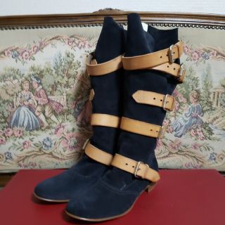 ヴィヴィアンウエストウッド(Vivienne Westwood)のヴィヴィアンウェストウッド　スエードパイレーツブーツ　37.5(ブーツ)