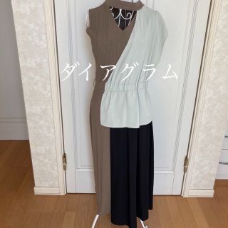 Aランク 新品digne Tank one piece タンクワンピース クリームイエロー