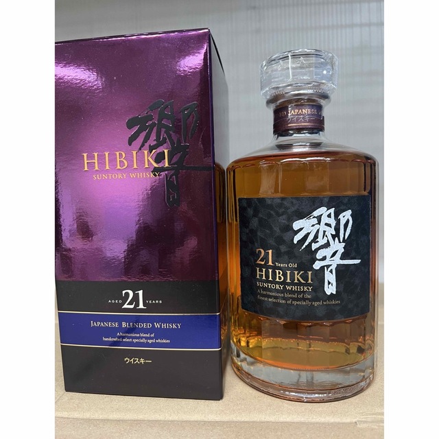 未開栓サントリー ウイスキー 響 21年 700ml 43% 箱付き 高価値セリー