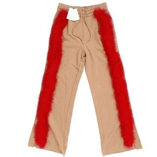 新品 DRIES VAN NOTEN フェザートリミングスウェットパンツ