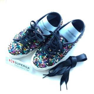 スペルガ(SUPERGA)のSUPERGA スペルガスパンコールスニーカー EU38(スニーカー)