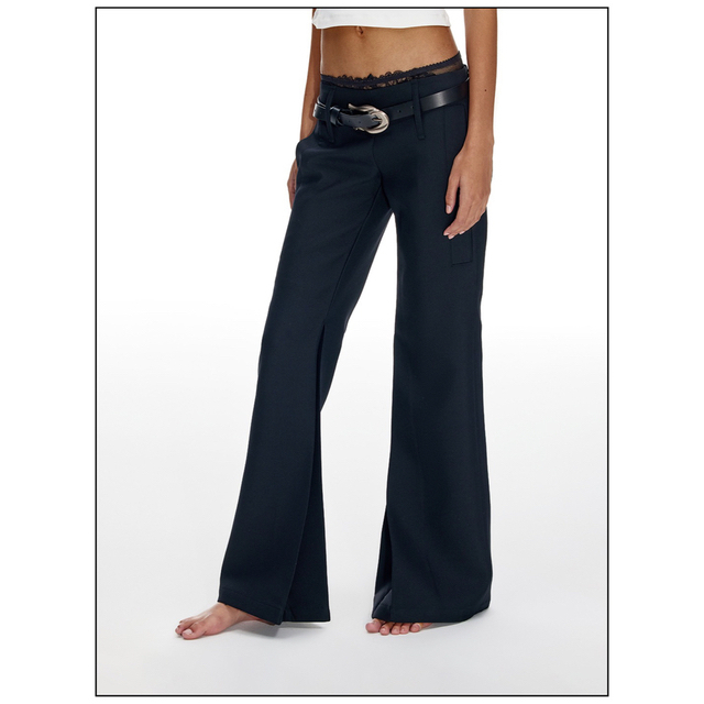 Fax Copy Express VLine Flared Suit Pants-tops.edu.ng