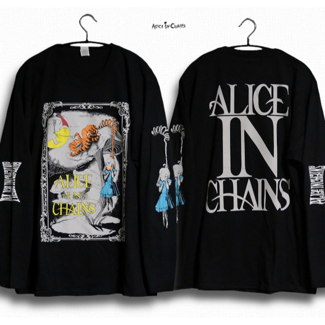ALICE IN CHAINS ロングスリーブTシャツ Wonderland メンズのトップス(Tシャツ/カットソー(七分/長袖))の商品写真