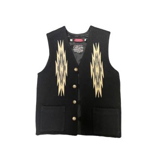 USA製 70s Pioneer wear ビンテージ ネイティブ柄ベスト 【現金特価