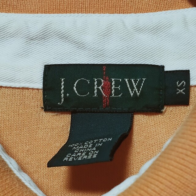 J Crew 柔らか パイル コットン ポロシャツ XS オレンジ メンズのトップス(ポロシャツ)の商品写真