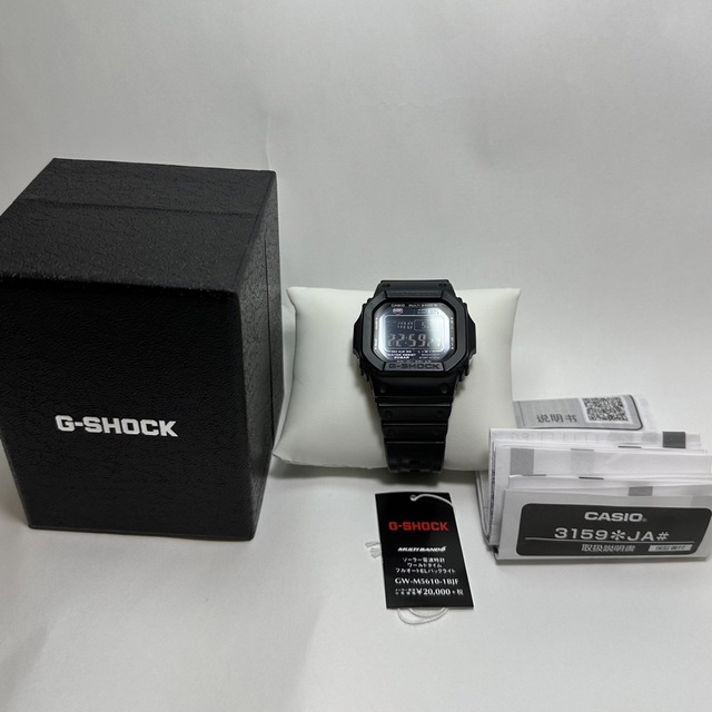 G-SHOCK(ジーショック)のカシオ G-SHOCK 電波ソーラー【GW-M5610-1BJF】 メンズの時計(腕時計(デジタル))の商品写真