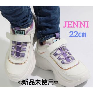 ジェニィ(JENNI)の【新品未使用】JENNI＊スニーカー 22㎝ ホワイト(スニーカー)