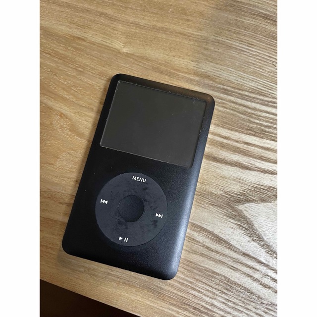 iPod(アイポッド)のiPod classic ブラック スマホ/家電/カメラのオーディオ機器(ポータブルプレーヤー)の商品写真