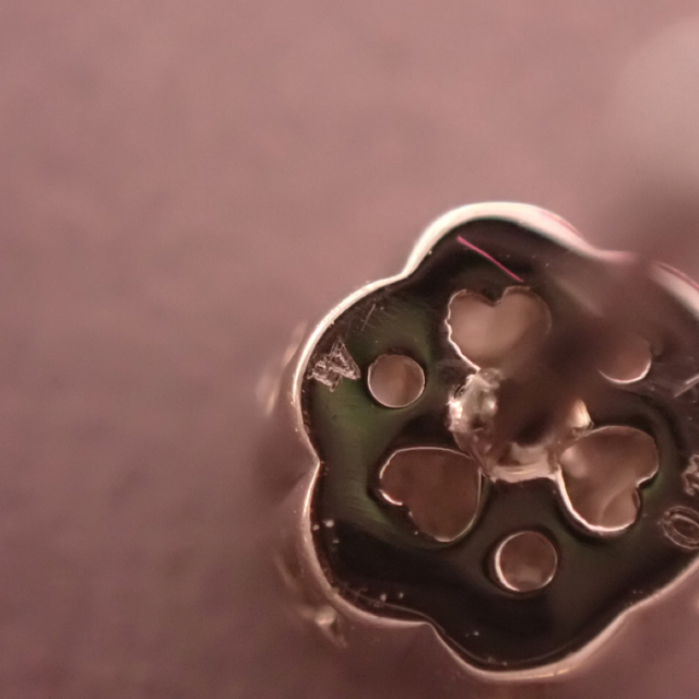 ポンテヴェキオ フラワーダイヤモンドピアス 0.22ct K18WG | www