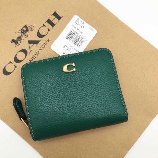 信頼 【COACH☆新品】ビルフォールド☆ウォレット☆グリーン☆二つ折り