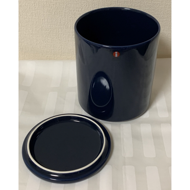 iittala(イッタラ)の【廃盤】Iittala プルヌッカ - ジャー ロング ネイビー インテリア/住まい/日用品のキッチン/食器(収納/キッチン雑貨)の商品写真