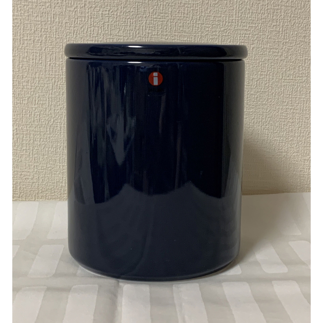 iittala(イッタラ)の【廃盤】Iittala プルヌッカ - ジャー ロング ネイビー インテリア/住まい/日用品のキッチン/食器(収納/キッチン雑貨)の商品写真