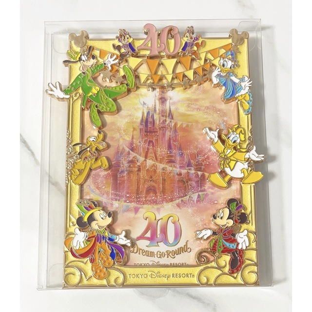 ディズニー公式グッズ フォトスタンド ディズニー40周年記念グッズ