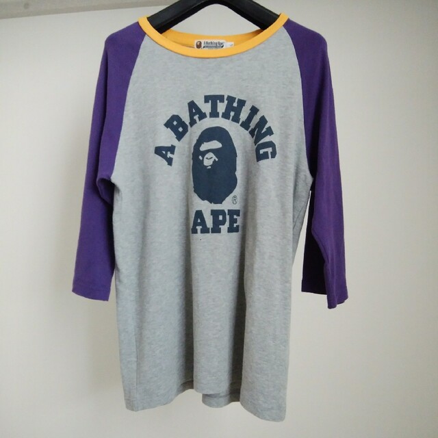 A BATHING APE(アベイシングエイプ)のA BATHING APE 7分袖ラグランカレッジTシャツ メンズのトップス(Tシャツ/カットソー(七分/長袖))の商品写真