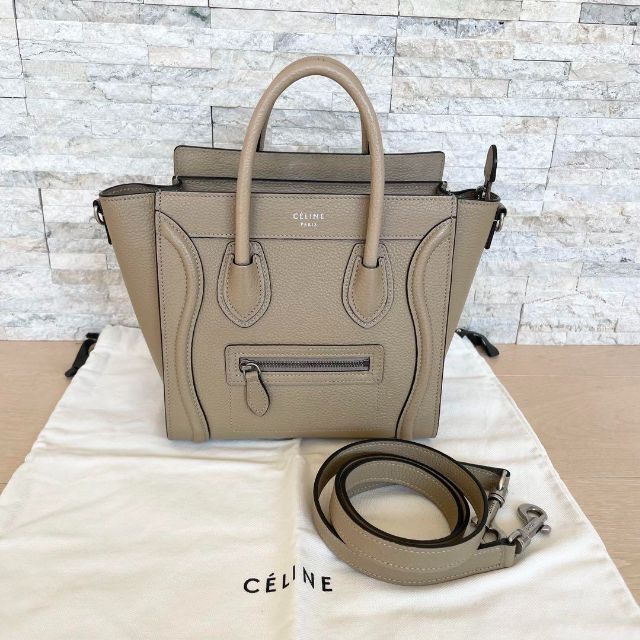 CELINE セリーヌ ラゲージ　ナノ　ドューン