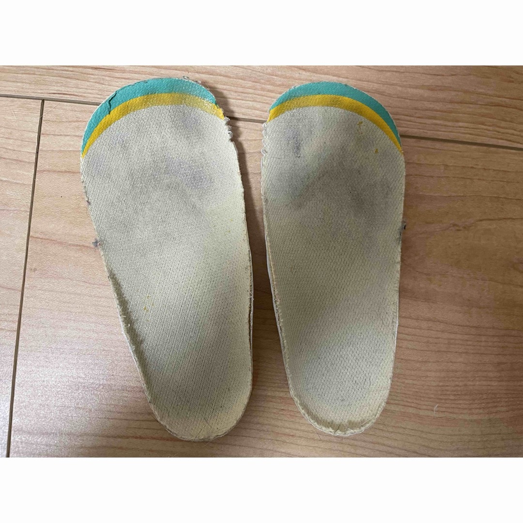 MIZUNO(ミズノ)のMIZUNO ミズノ スニーカー 14cm オレンジ  青 緑 キッズ 靴 キッズ/ベビー/マタニティのベビー靴/シューズ(~14cm)(スニーカー)の商品写真