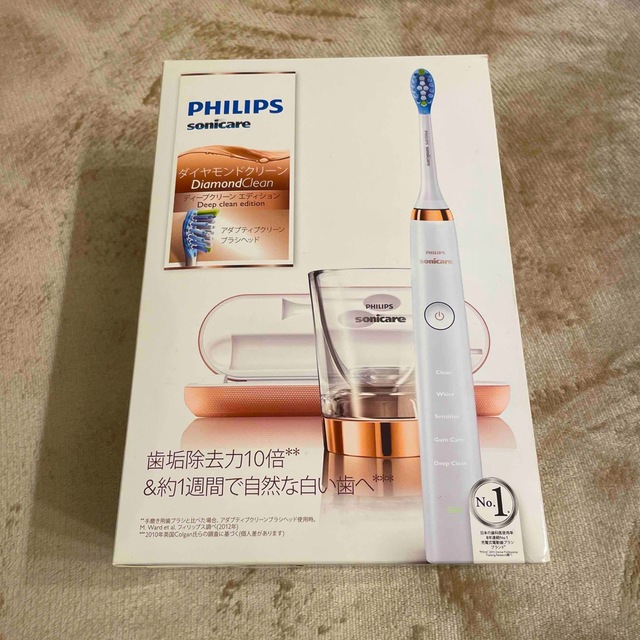 PHILIPS(フィリップス)の yu様専用sonicare ダイヤモンドクリーン　ディープクリーンエディション スマホ/家電/カメラの美容/健康(電動歯ブラシ)の商品写真