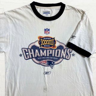 KiO Reebok   白 NFL　アメフト　スーパーボウル　凛ガー Tシャツ(Tシャツ/カットソー(半袖/袖なし))