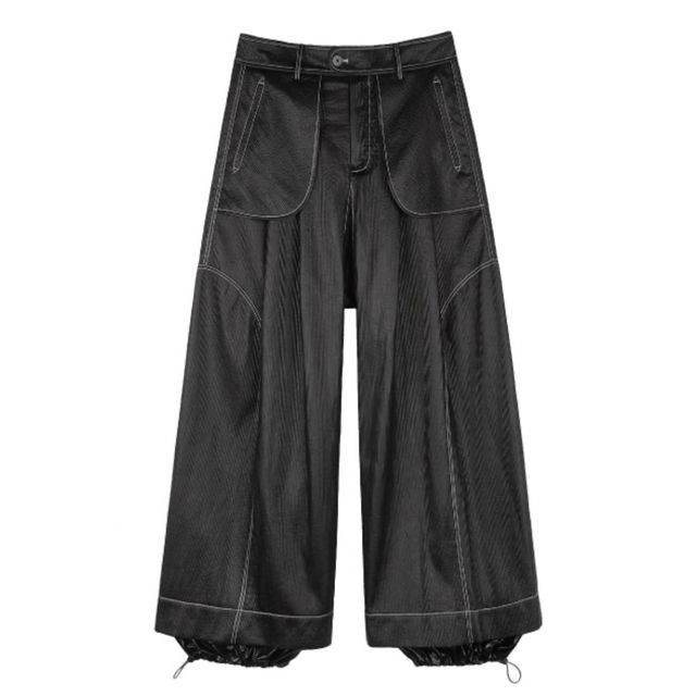 生産終了】NUTEMPEROR / WIDE PU LEATHER PANTS ワークパンツ 生産終了】NUTEMPEROR / WIDE PU LEATHER PANTS ワークパンツ