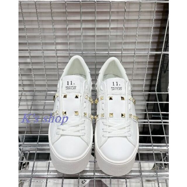 極美品!新品未使用VALENTINO スニーカー38 【税込】 52%割引 www