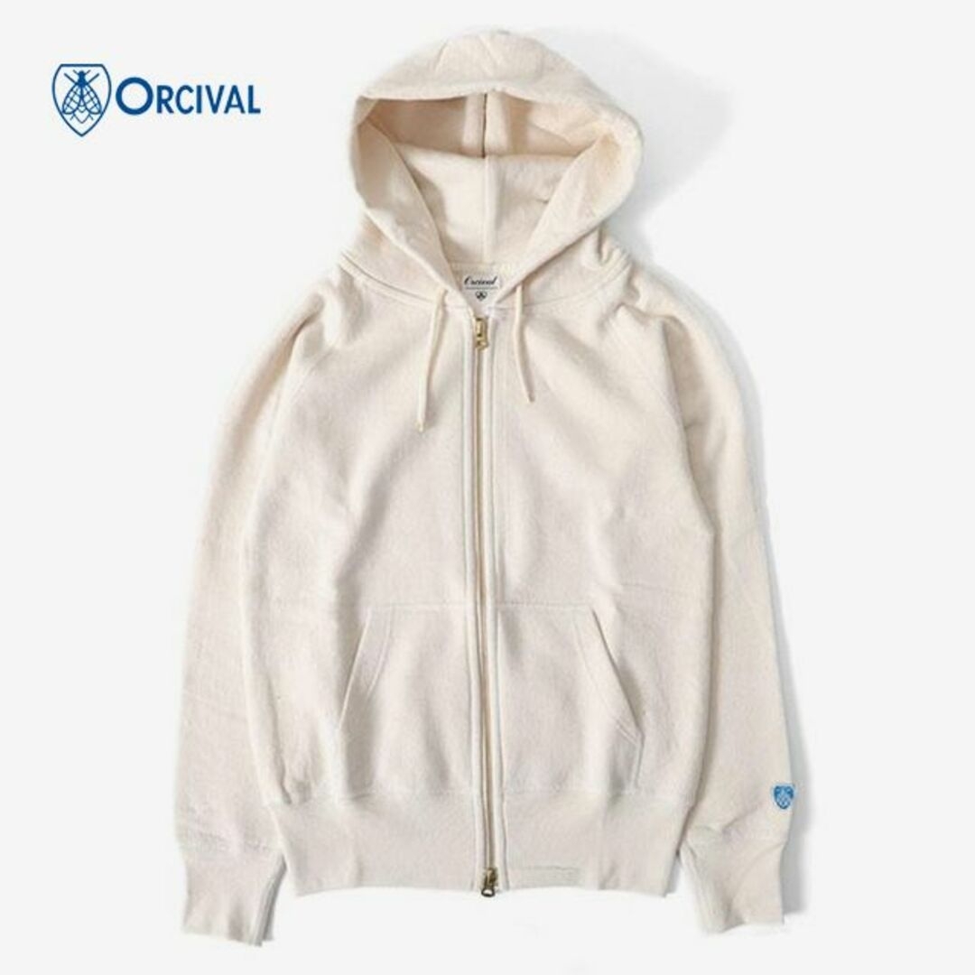 ORCIVAL(オーシバル)のORCIVAL✨オーシバル フレンチテリー ジップアップパーカー エクリュ1 レディースのトップス(パーカー)の商品写真