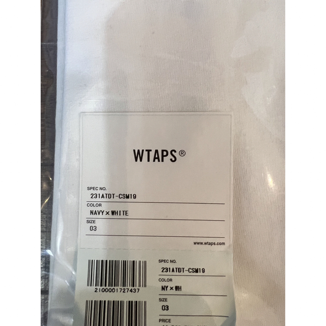 W)taps(ダブルタップス)のWTAPS 23SS IAN LS CTPL LEAGUE ネイビー L メンズのトップス(Tシャツ/カットソー(七分/長袖))の商品写真