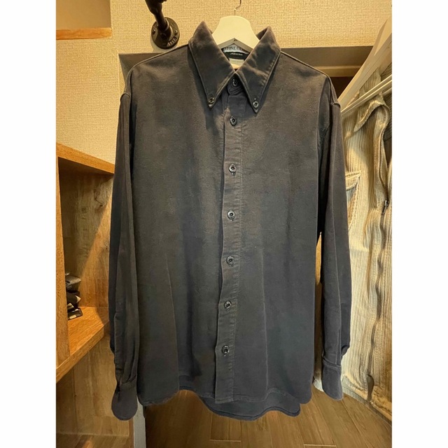 STONE ISLAND - L 96AW Stone Island Moleskin ボタンダウンシャツの