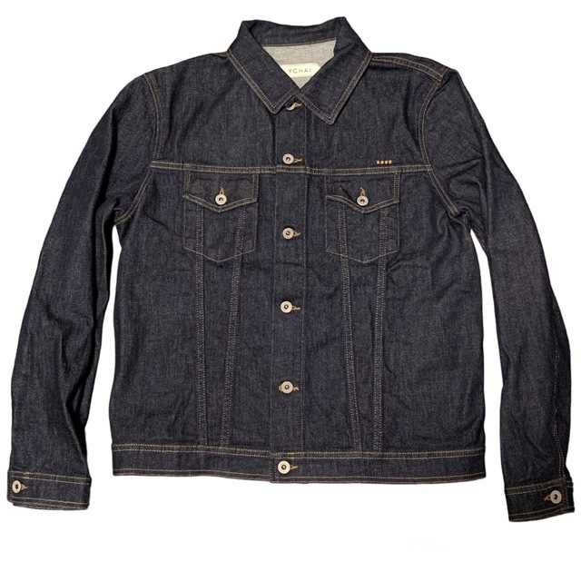 定4.8万美品 YCHAI イカイ ジュビーノ3rdタイプデニムジャケット50
