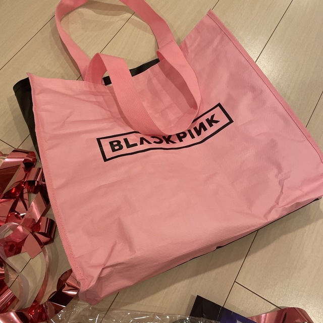 BLACKPINK プレミアムシート特典 ブラックピンク トートバッグ