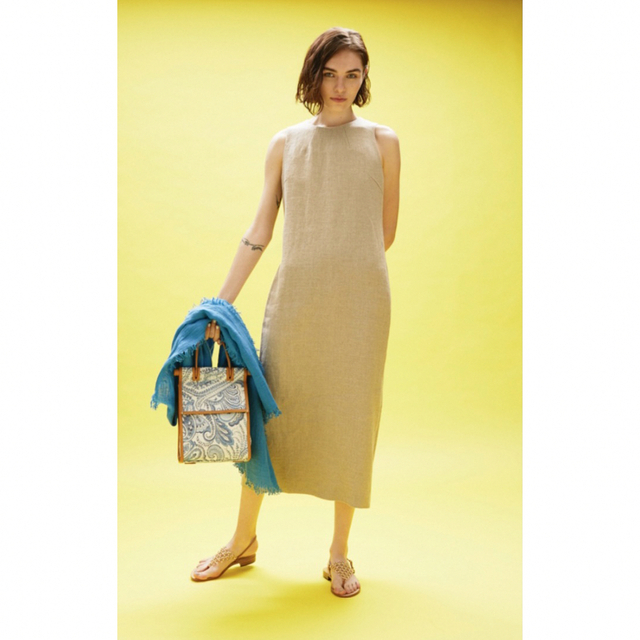 ロンハーマンLinen Canvas Dressリネンワンピース