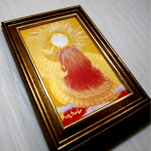 風水最強開運画*金神昇龍赤富士光玉 金運 龍神 大願成就 商売 風水最強開運画*金神昇龍赤富士光玉 金運 龍神 大願成就 商売