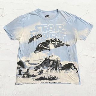 KHJ STARWARS 水色 スターウォーズ　映画　ムービー Tシャツ(Tシャツ/カットソー(半袖/袖なし))