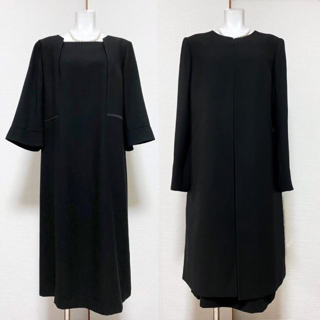 ◇当日発送可能【美品】人気デザイン!東京ソワール 高級喪服礼服 19号