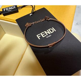 FENDI - フェンディ FENDI バゲット バングル ブレスレット ピンク