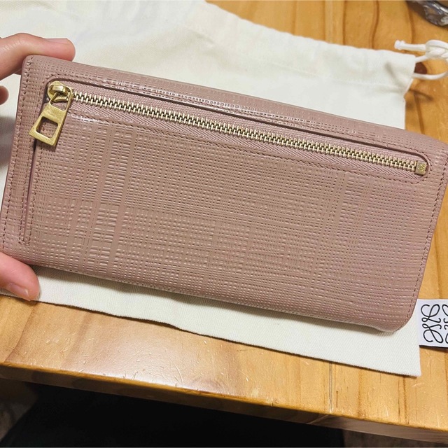 美品】ロエベ LOEWE 長財布 専用巾着ポーチ付き 100%本物保証