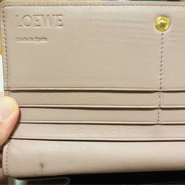 美品】ロエベ LOEWE 長財布 専用巾着ポーチ付き-