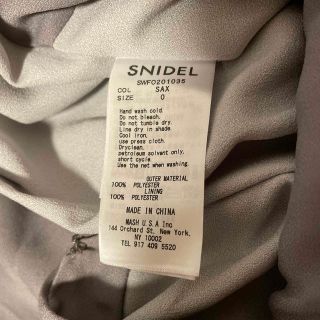 SNIDEL - SNIDEL スナイデル オールインワン パープル 紫系 Mサイズの