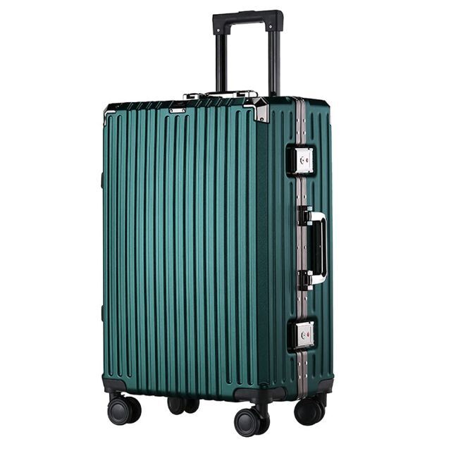 【色: Green】EasyUse スーツケース キャリーバッグ キャリーケース