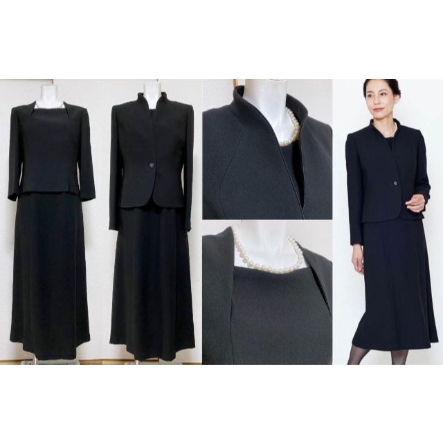 ◎当日発送可能【新品】定価約8万4千円!ソワールぺルル 高級喪服 品質
