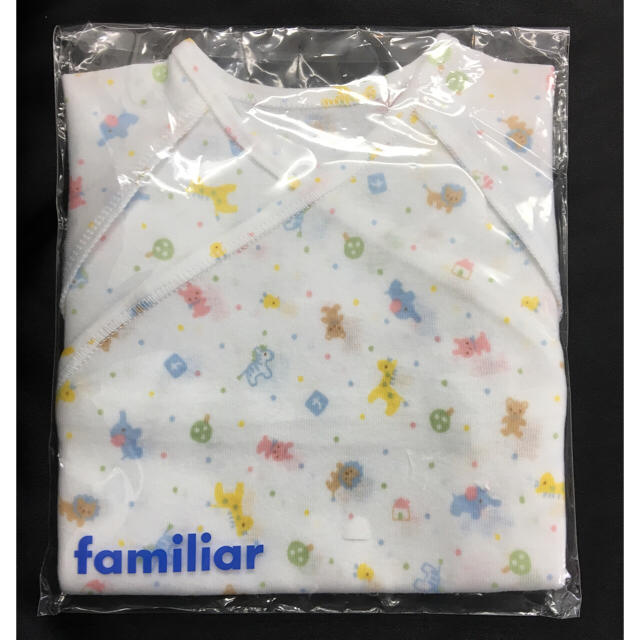 familiar(ファミリア)のfamiliar 半袖肌着 50〜60サイズ キッズ/ベビー/マタニティのベビー服(~85cm)(肌着/下着)の商品写真